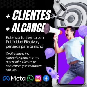 Publicidad digital para eventos que llenan tus salas