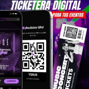 Sitio Web Premium con Ticketera Virtual